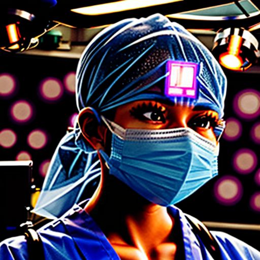 A surgical technologist preparing for a procedure in a California operating room